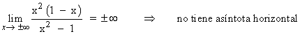 calcular asintota horizontal