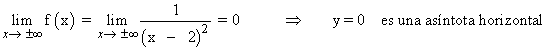 asintota horizontal