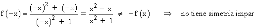 simetría impar