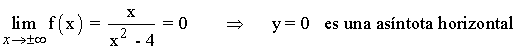 asintota horizontal funcion racional